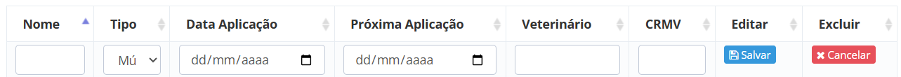 Exemplo de inclusão
